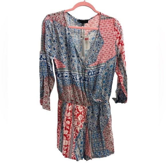 Sanctuary Red White and Blue Romper NWT - Picture 2 of 16